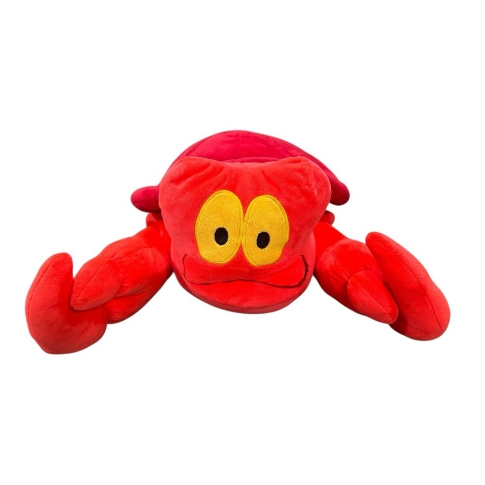 Disney Princess Little Mermaid Sebastian Jumbo XL Plush Stuff Animal Crab Red